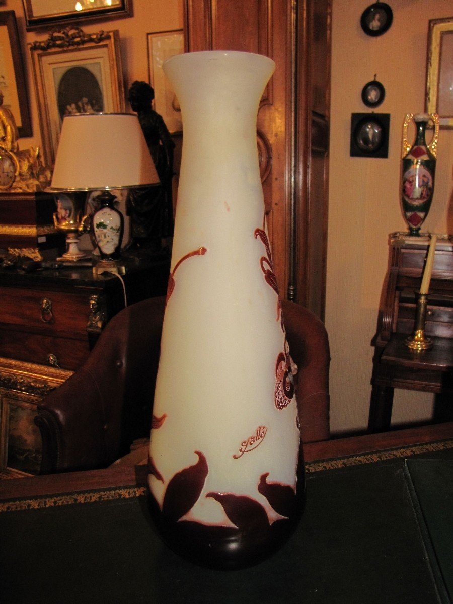 Important Galle Vase-photo-1