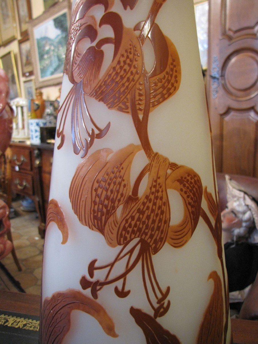 Important Galle Vase-photo-5