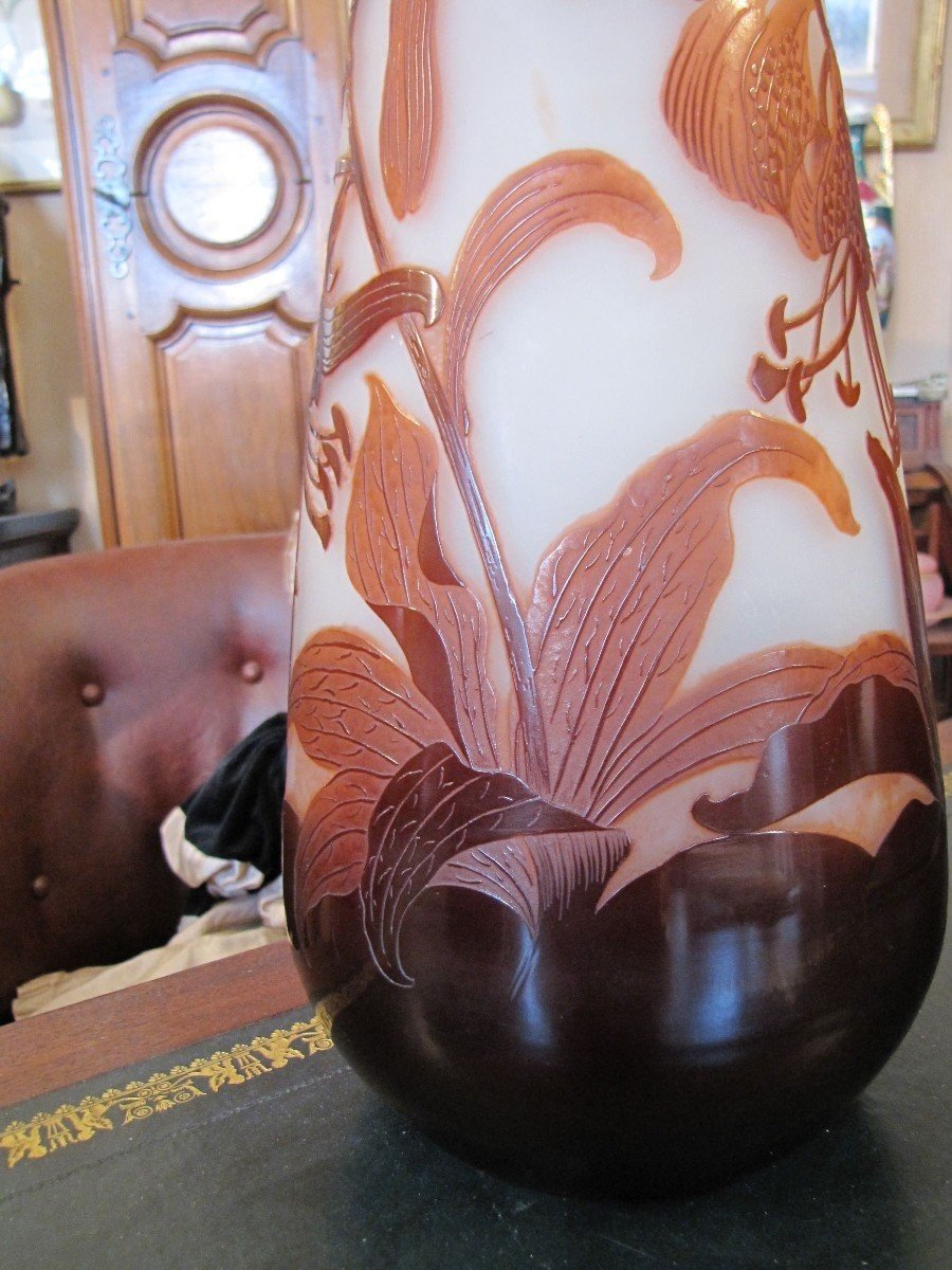 Important Galle Vase-photo-8