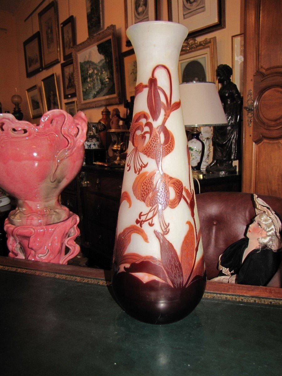 Important Galle Vase