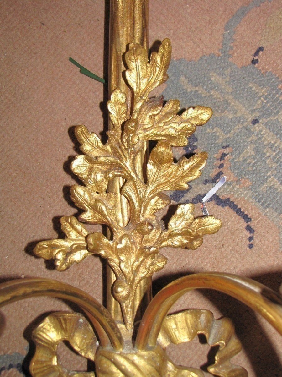 Important Bronze Wall Light-photo-2