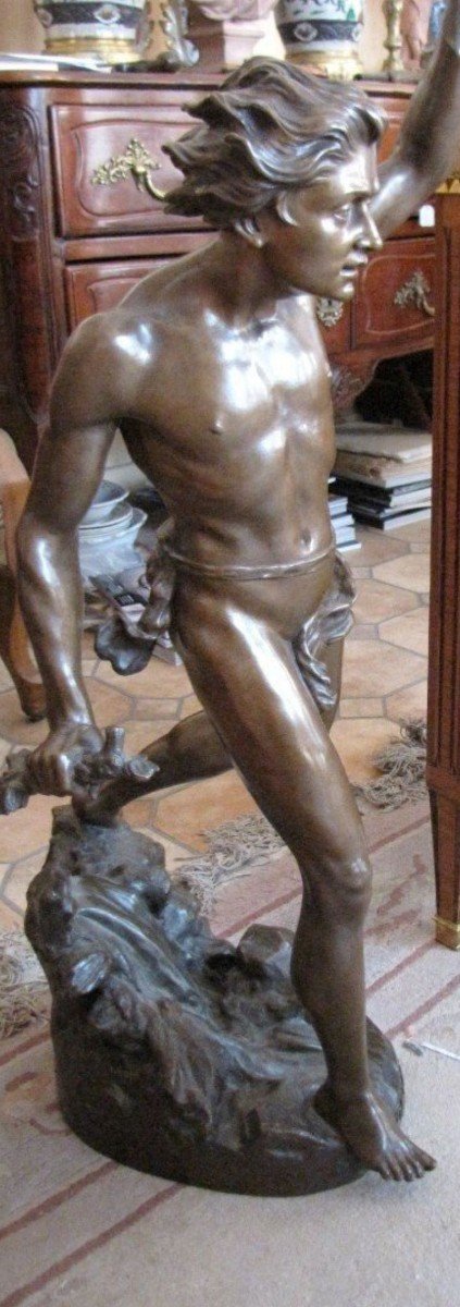 Homme en bronze