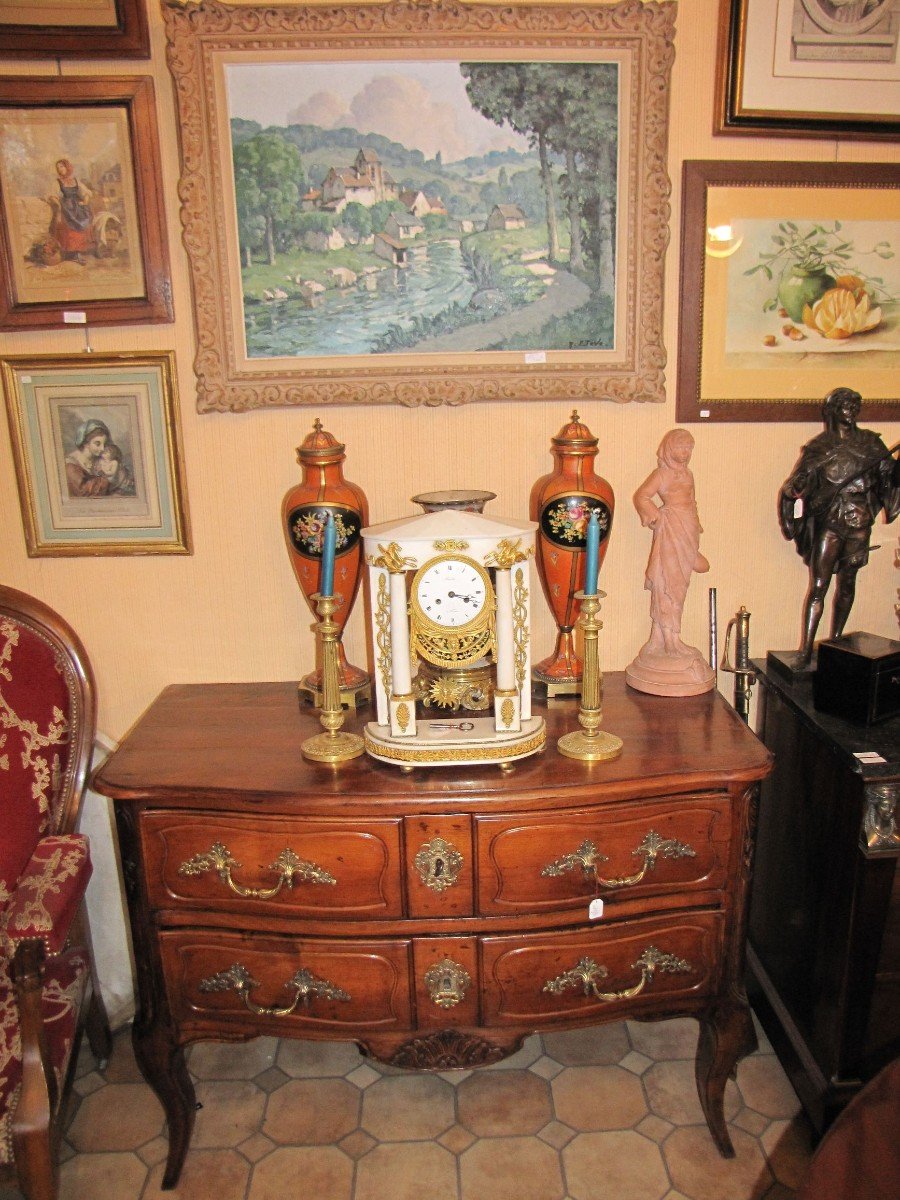 Small Louis XV Chest Of Drawers-photo-3