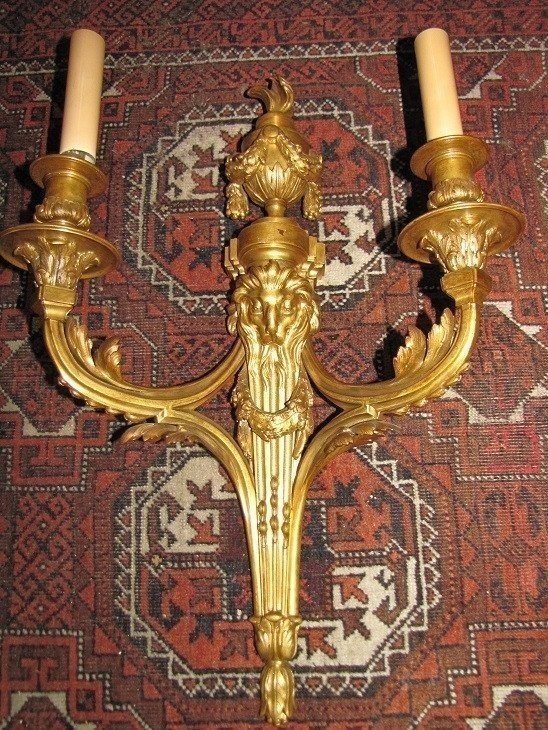 Pair Of Louis XVI Wall Lights-photo-2