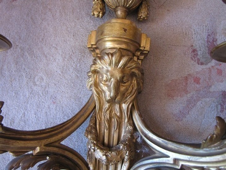 Pair Of Louis XVI Wall Lights-photo-3