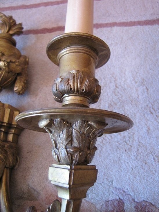 Pair Of Louis XVI Wall Lights-photo-3