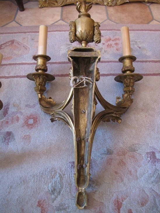 Pair Of Louis XVI Wall Lights-photo-7