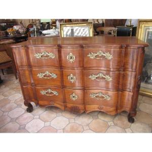 Louis XV Crossbow Chest Of Drawers