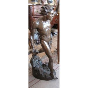 Homme en bronze