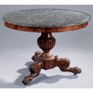 Mahogany Pedestal Table