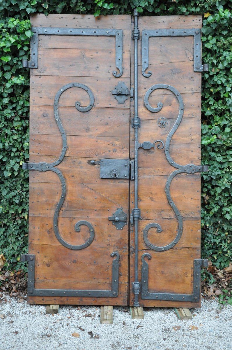 Old Door Walnut Front Door Early Nineteenth Century -photo-3