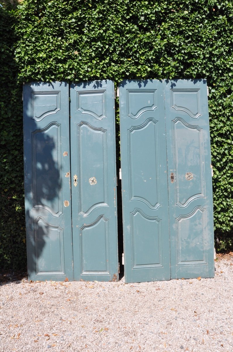 Antique Louis XV Double Sided Communication Doors