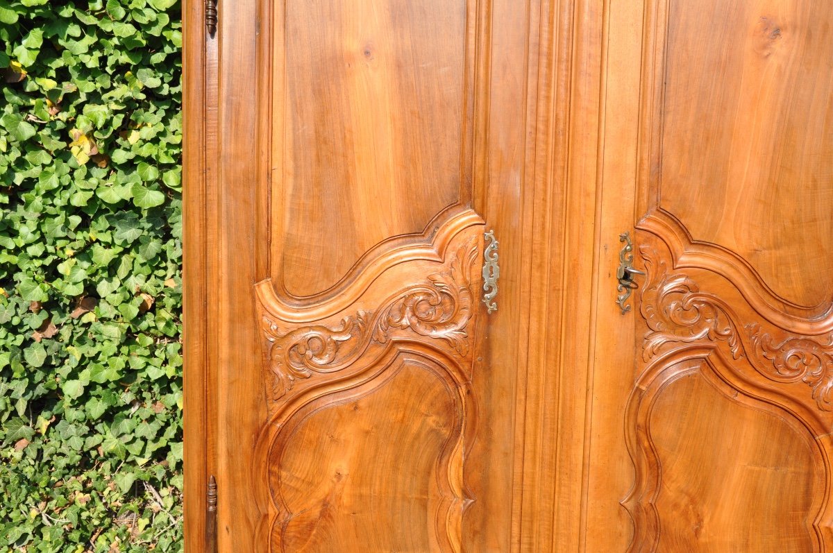 Door Old Woodwork Provençal Facade In Walnut-photo-2