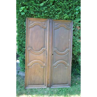 Louis XIV Walnut Doors