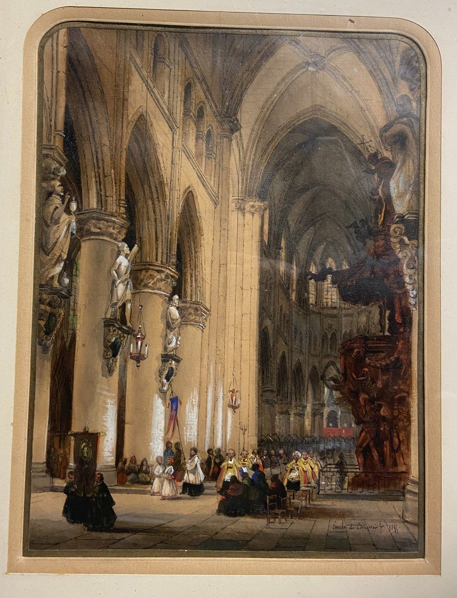 Emile De Cawer, Cérémonie dans une cathédrale-photo-2