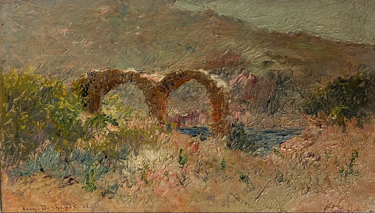 Eugène Deshayes, Ancient Ruin In North Africa