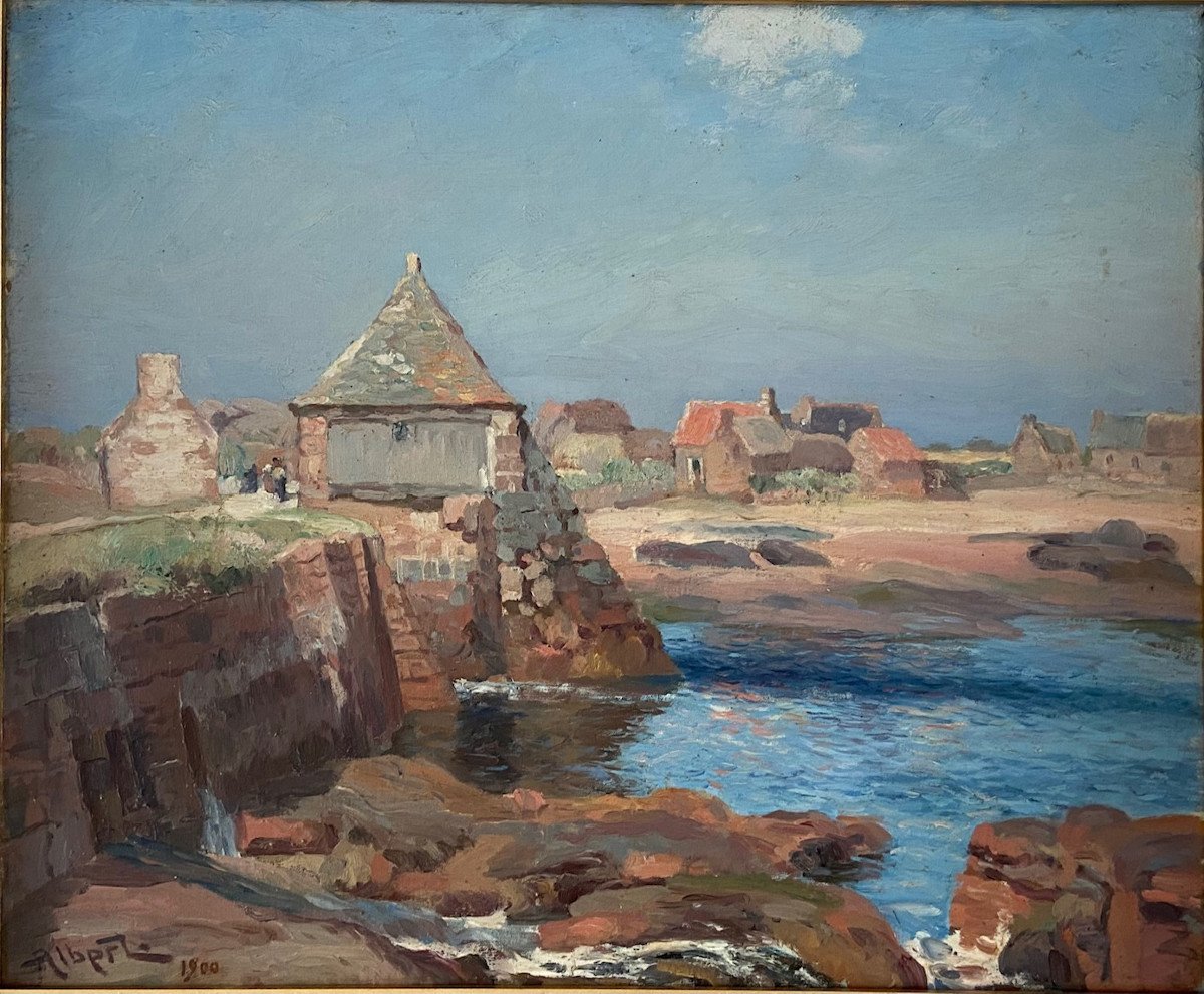 Gustave Albert, The Tide Mill Of Ploumanac'h. The Little Traouïero? Brittany-photo-2