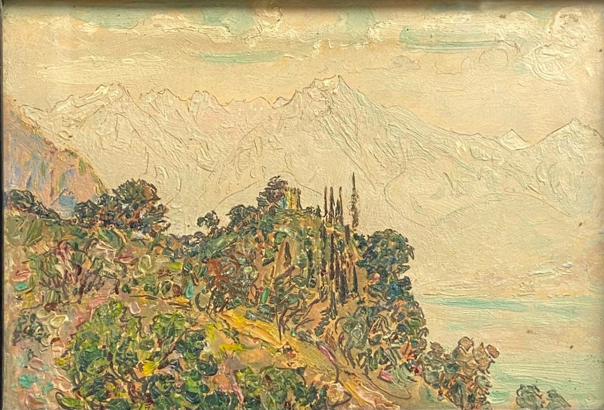 José Mingret, Paysage De Montagne-photo-2