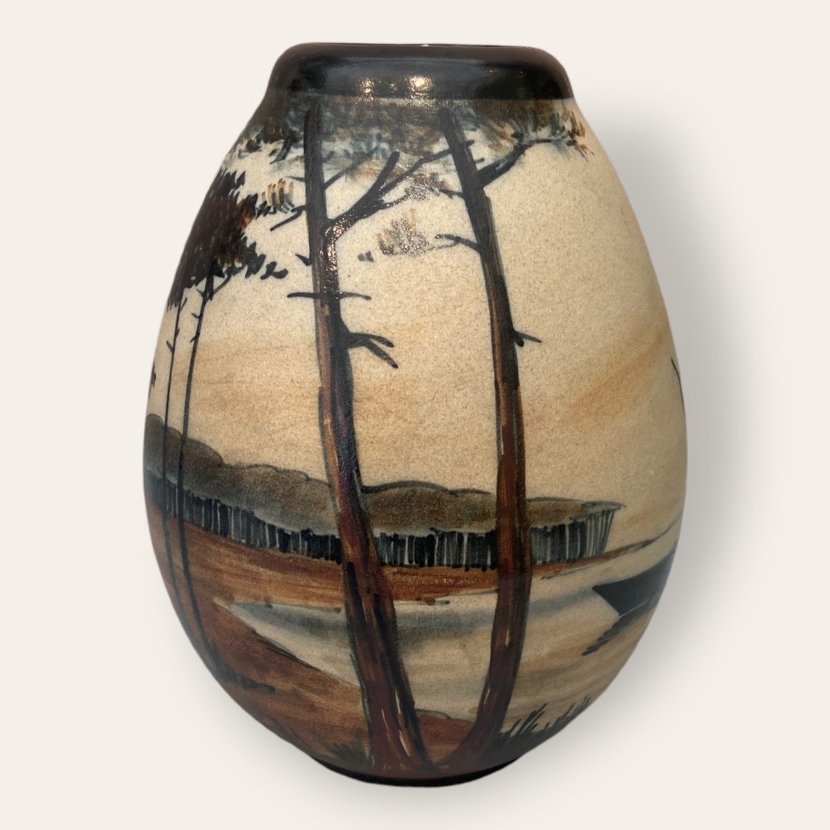 Vase Ciboure, Décor Landais, Pins Des Landes Barques 