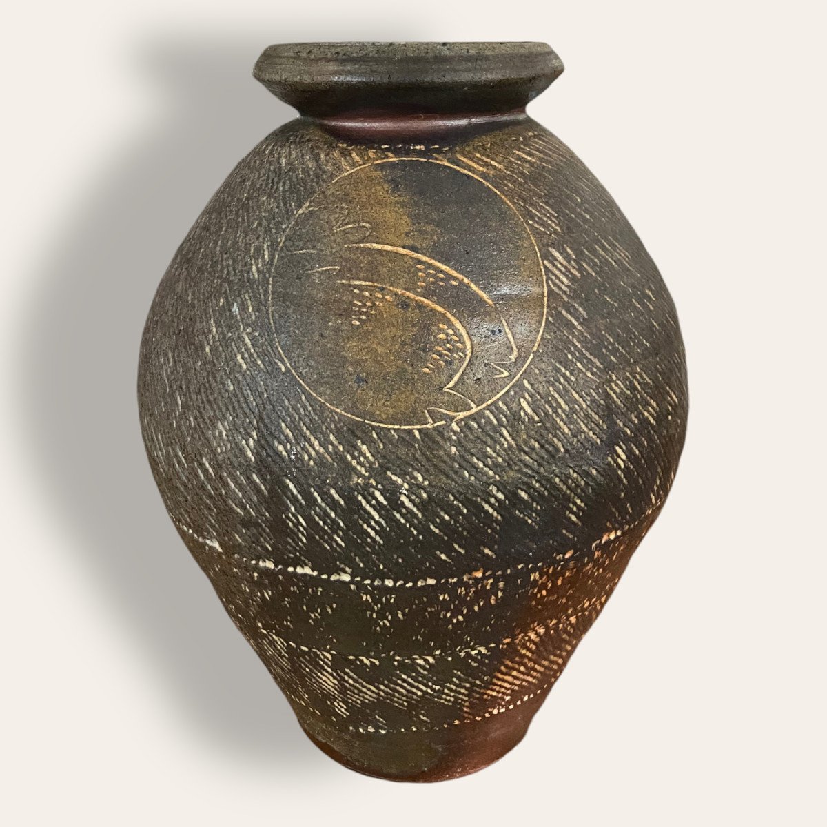 Steen Kepp, Large Stoneware Vase From La Borne-photo-4