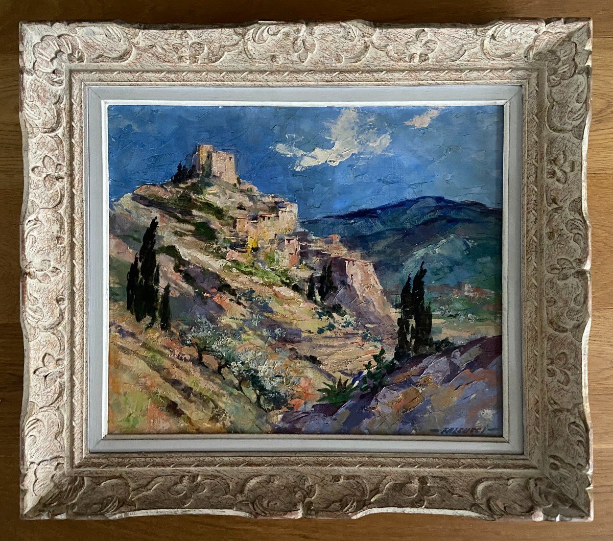 Robert Falcucci, Village Of Corsica. Morocco? Aït Ben Haddou? Algeria?