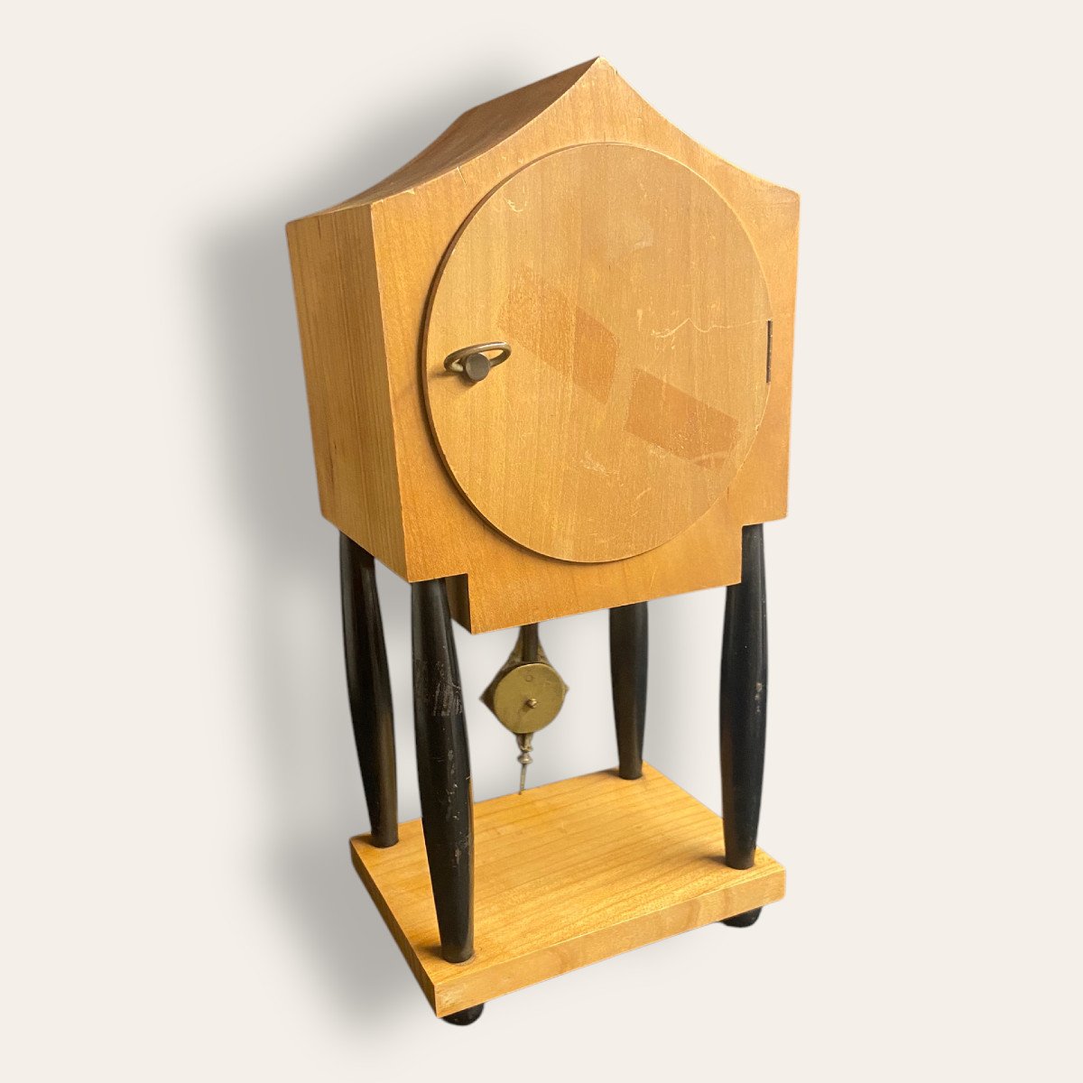 Horloge De Table Lenzkirch Vers 1910, Travail Allemand-photo-4