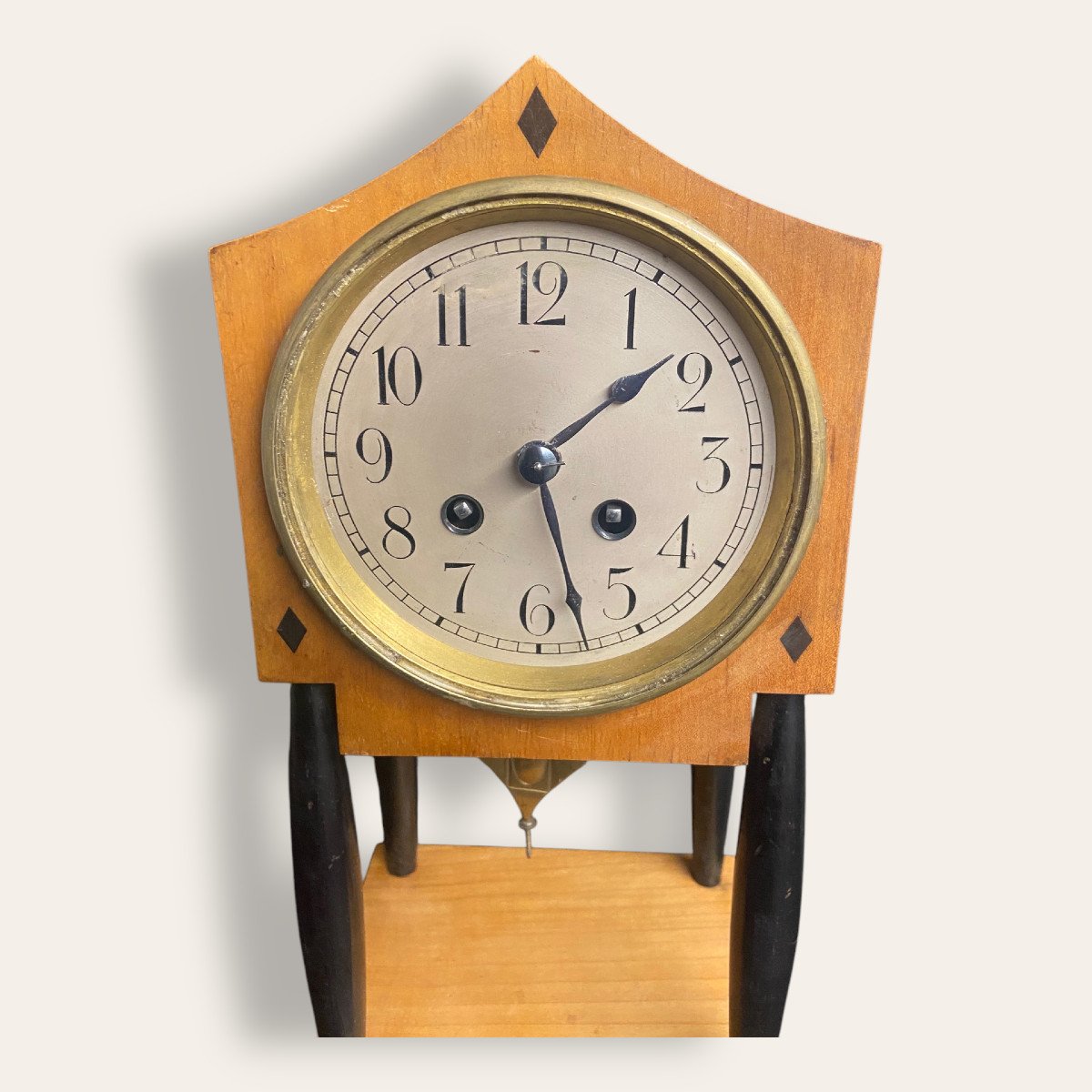 Lenzkirch Table Clock Circa 1910, German Work-photo-5