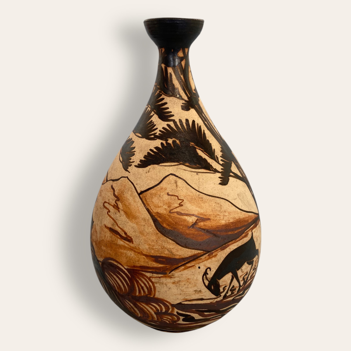 Ciboure, Ibexes Vase