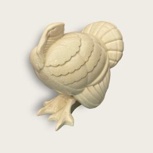 Lemanceau, Rare Turkey In Cracked Earthenware