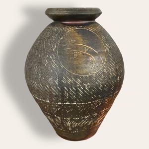 Steen Kepp, Large Stoneware Vase From La Borne