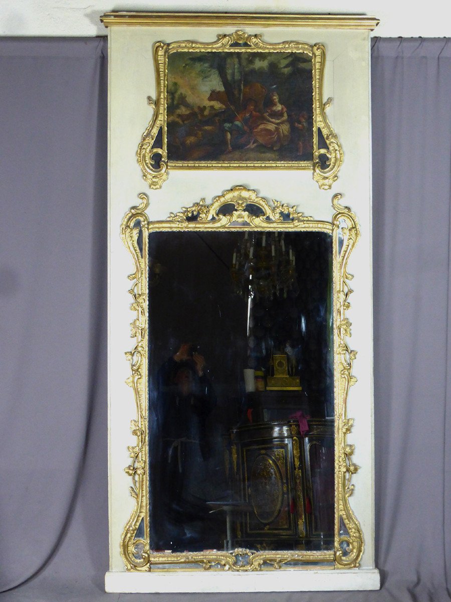 Large Louis XV Style Trumeau-photo-8