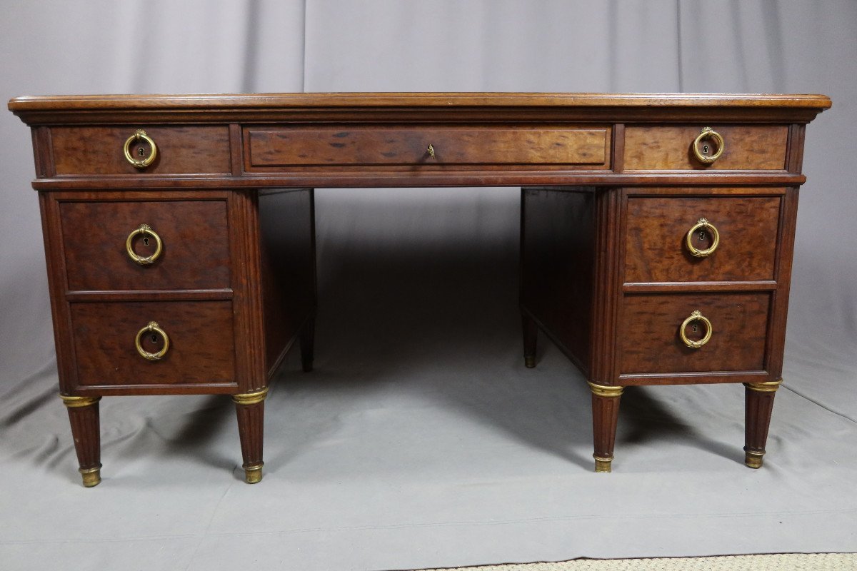 Mahogany Desk Maison Haentges In Paris-photo-7