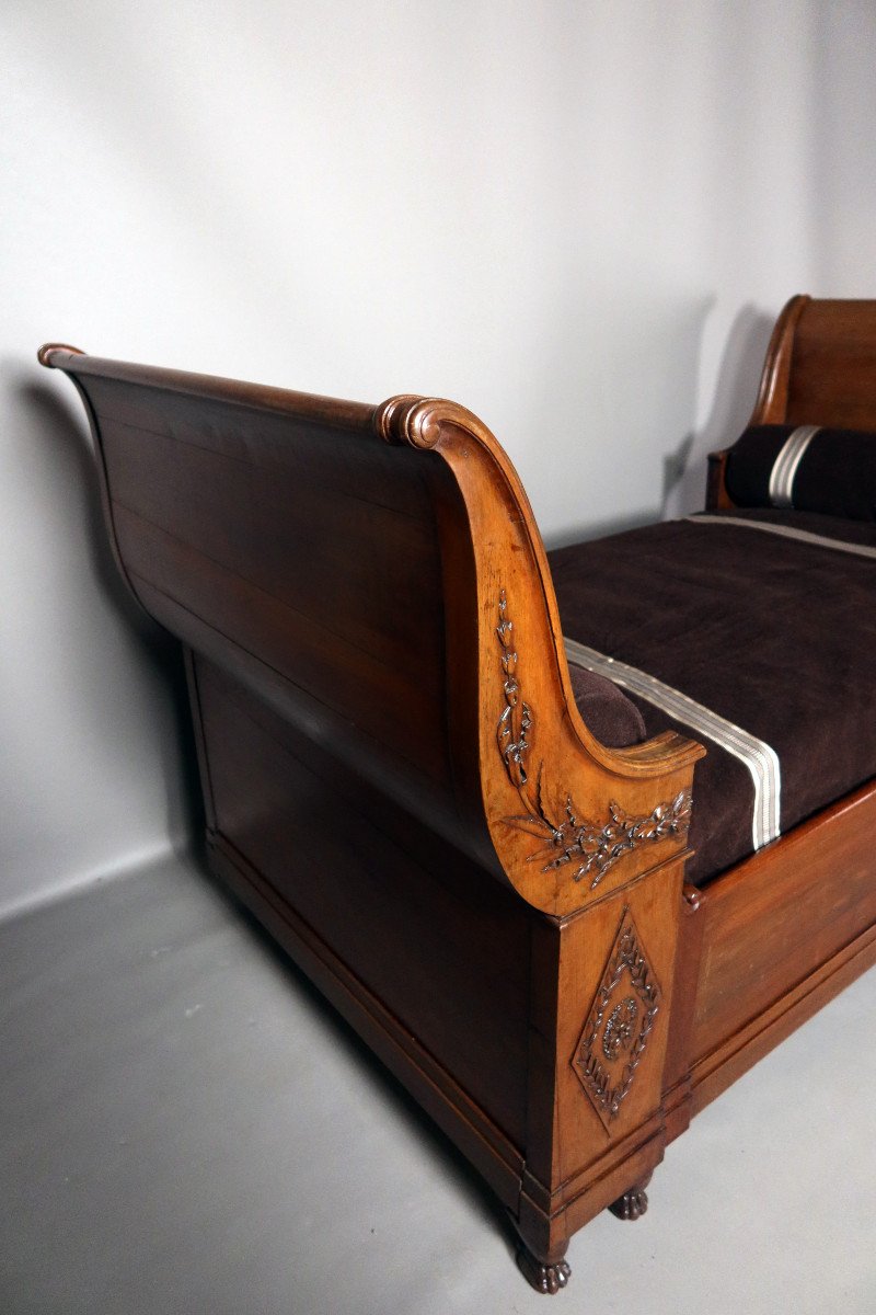 XIXth Restoration Bed-photo-3