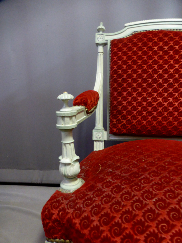 Paire De Fauteuils Style Louis XVI-photo-5