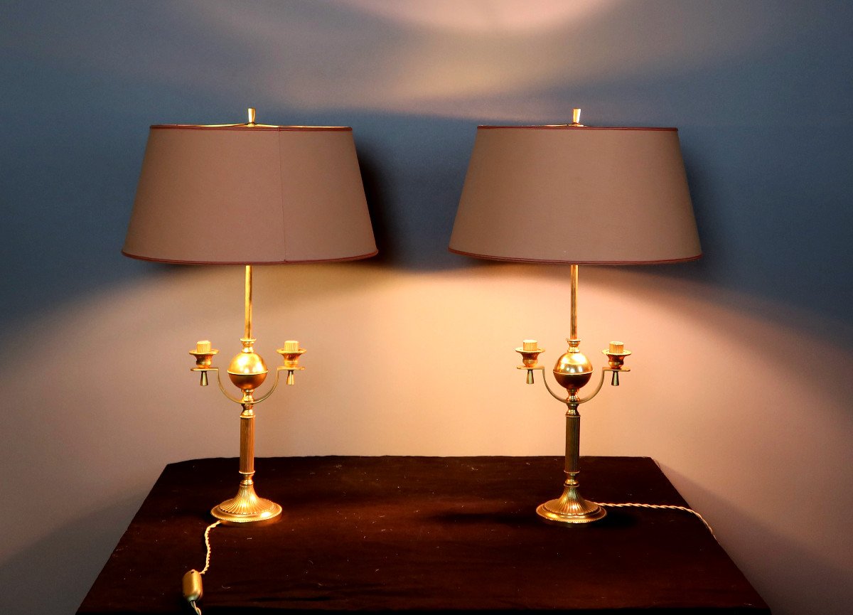 Pair Of Neoclassical Lamps