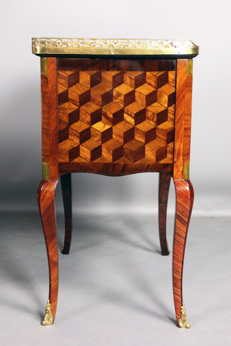 Cube Marquetry Coffee Table-photo-2