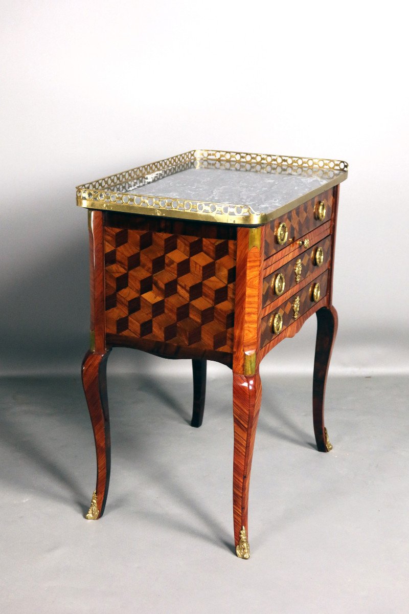 Cube Marquetry Coffee Table-photo-6