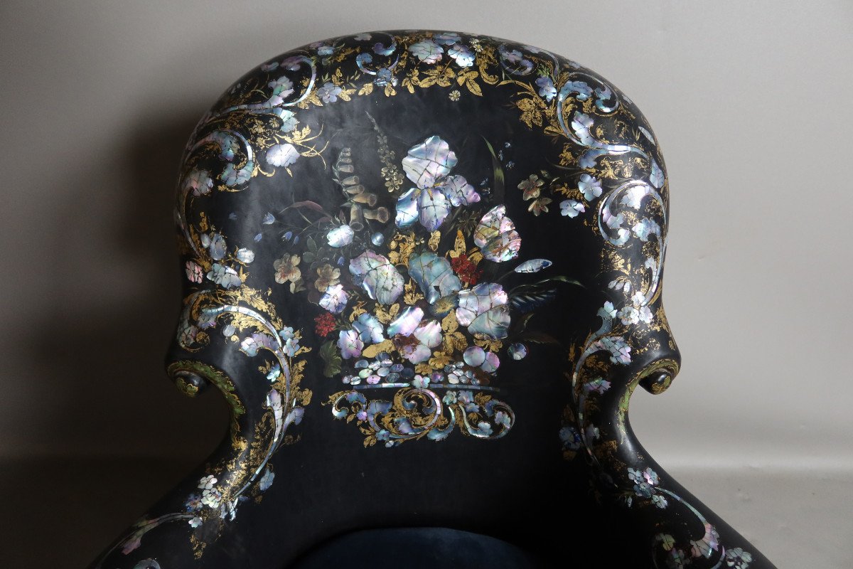 Napoleon III Burgauté Armchair-photo-3