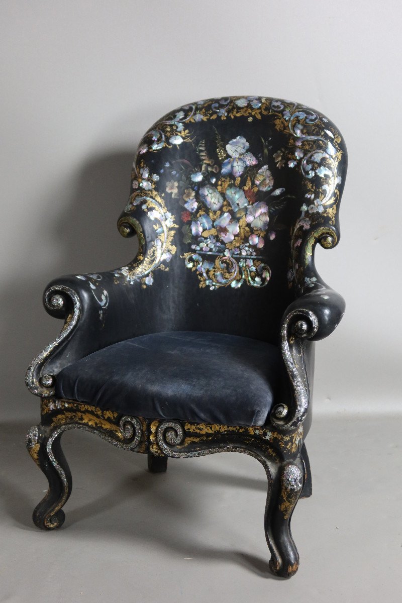 Napoleon III Burgauté Armchair-photo-7