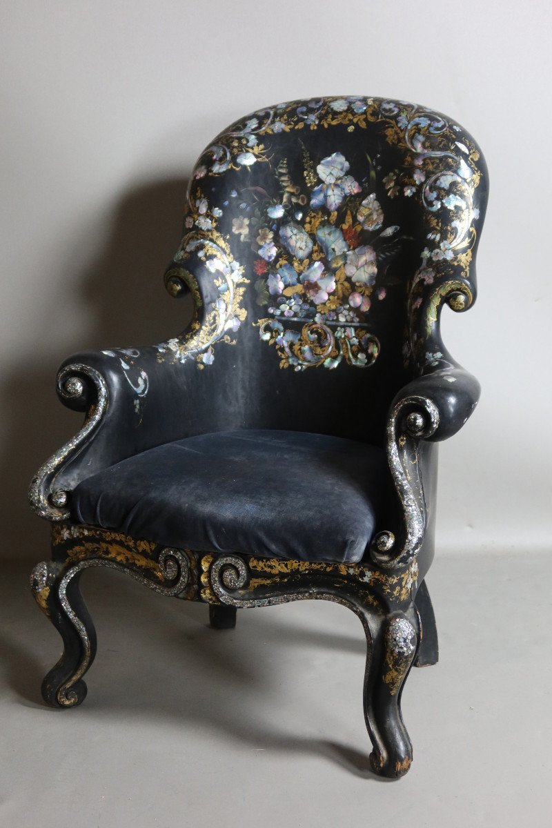 Napoleon III Burgauté Armchair