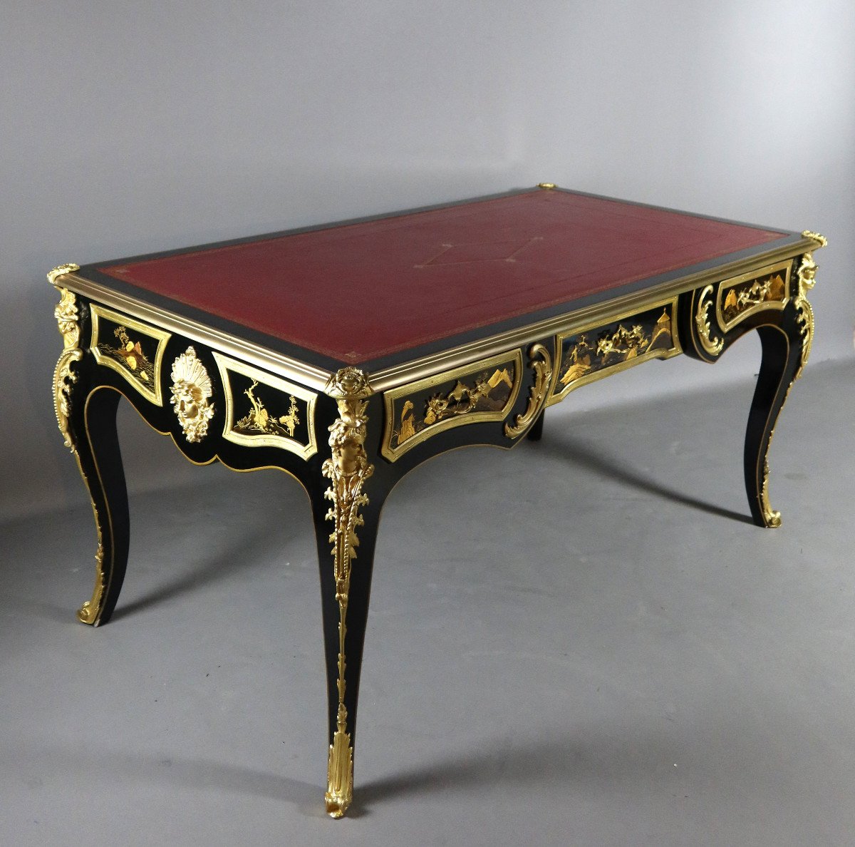 Bureau Louis XV époque XX-photo-7