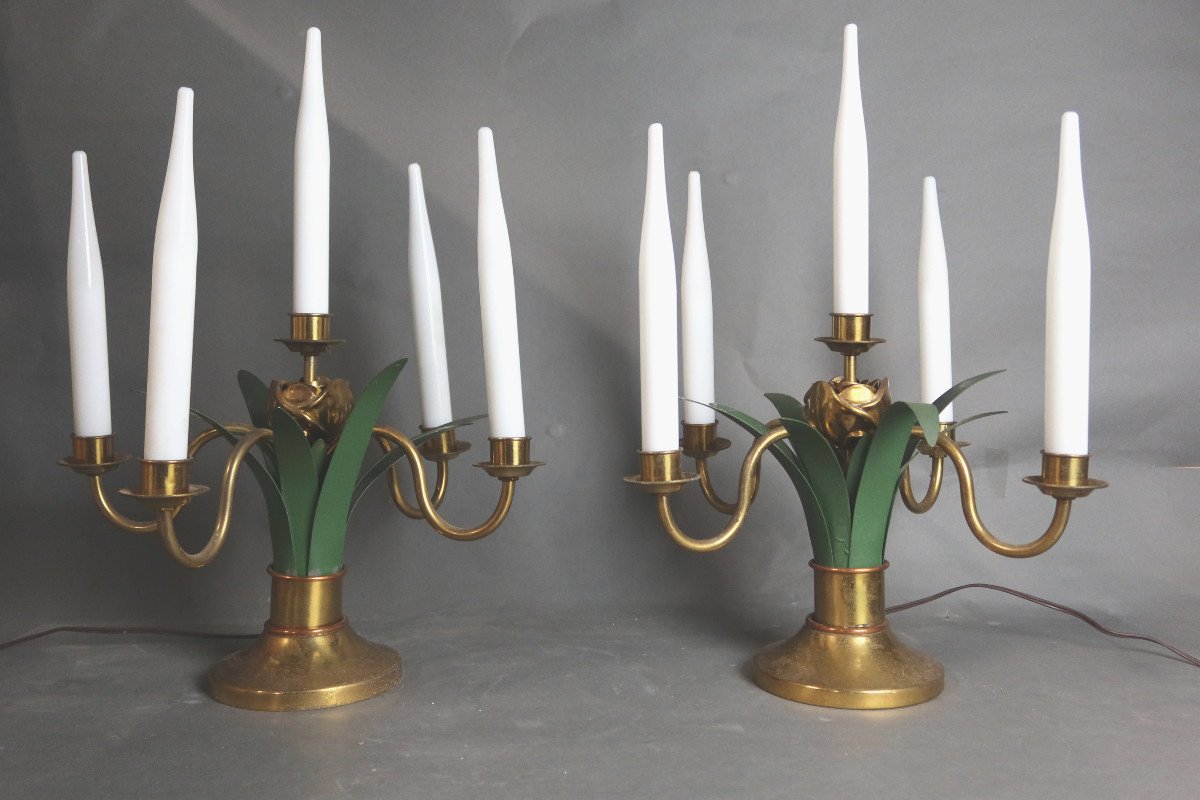 Pair Of XX Lamps