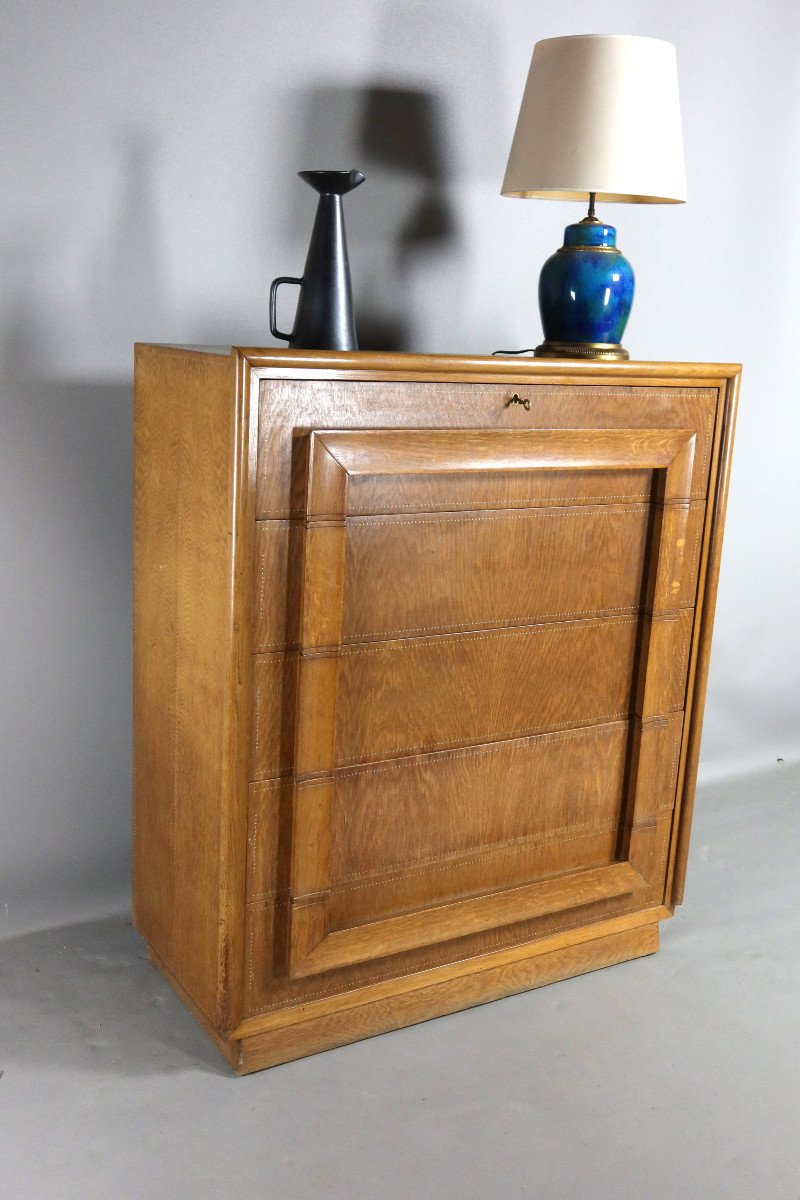 André Sornay Oak Chest Of Drawers-photo-6