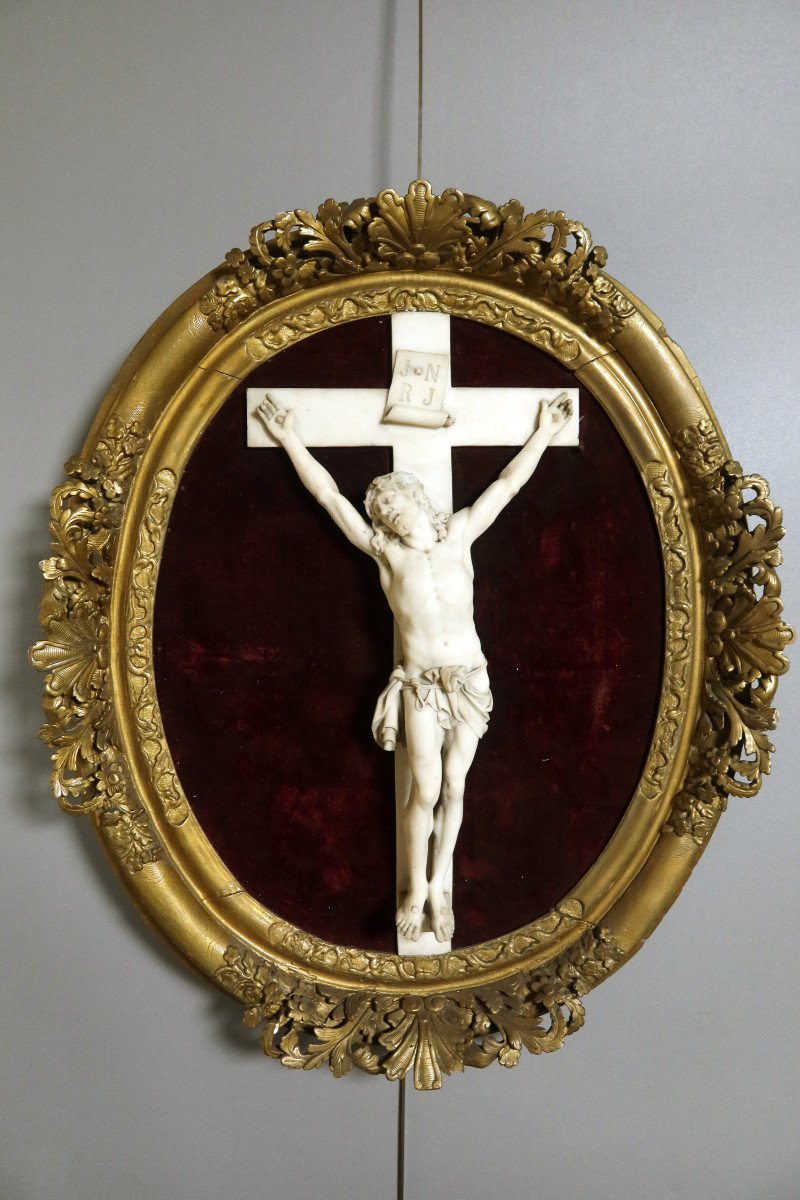 Framed Marble Christ-photo-6