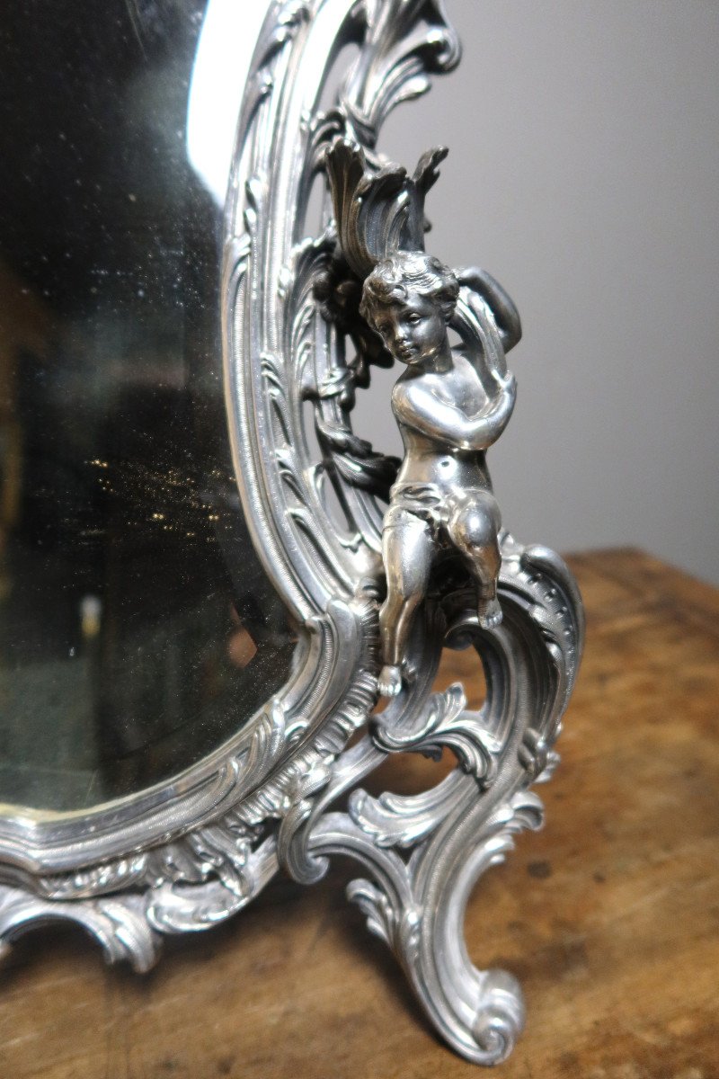 Table Mirror With Cherubs-photo-4