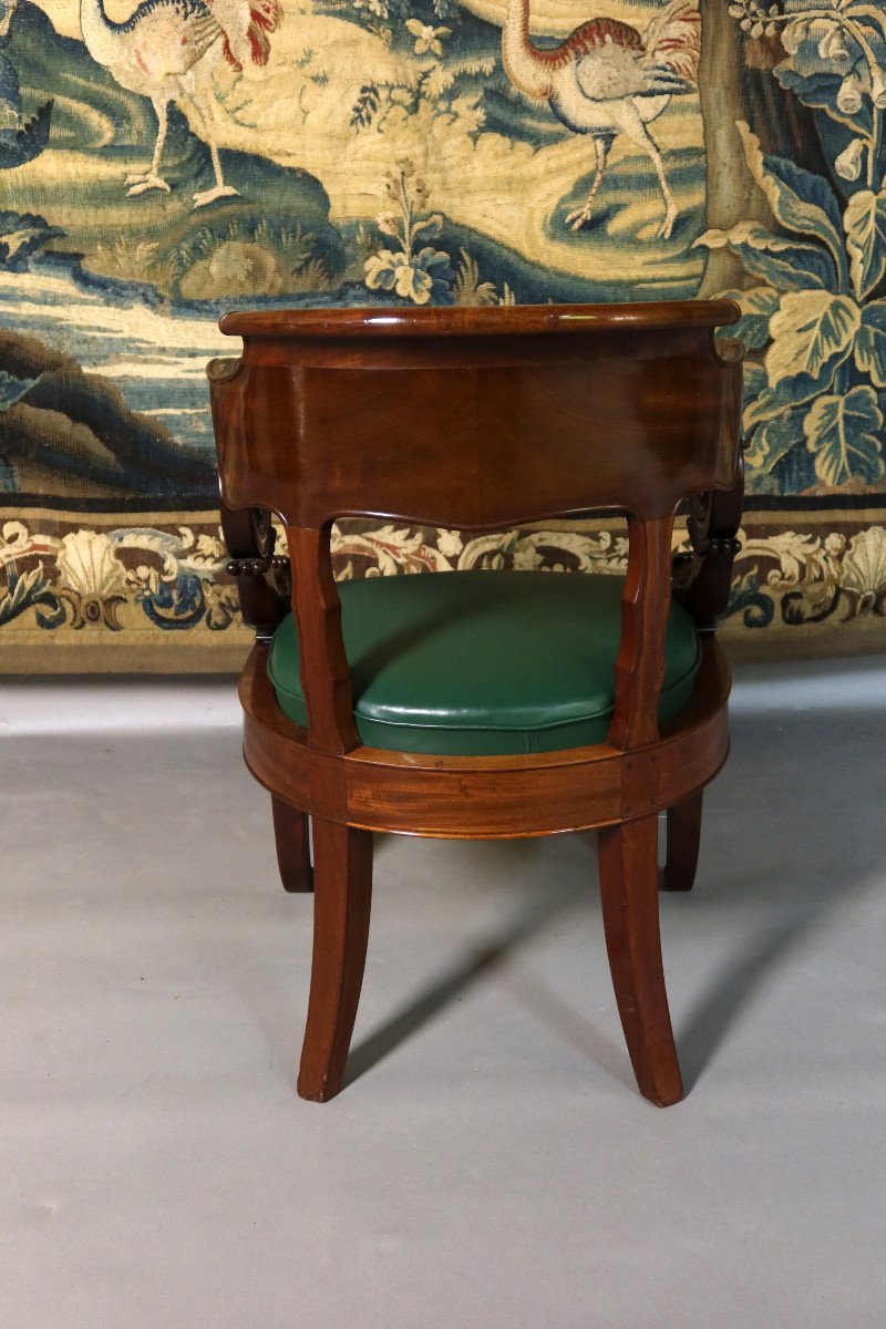 19th Century Office Armchair-photo-2