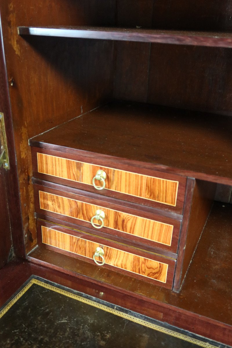 Louis XVI Secretary In Marquetry-photo-1