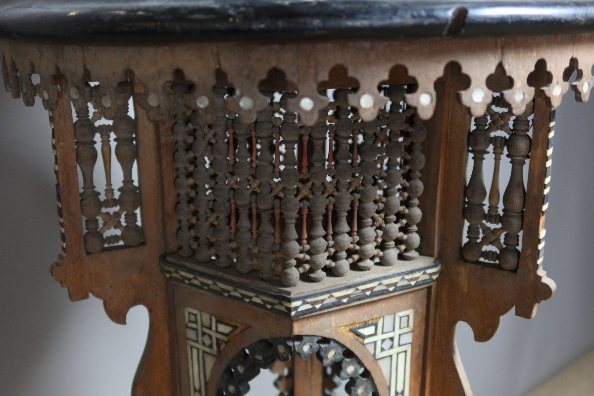 Oriental Stool End Of 19th Century-photo-1