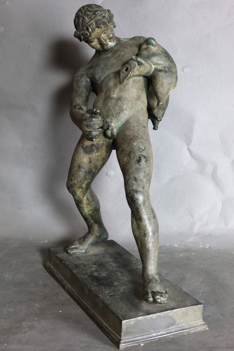 Antique Bronze Sculpture After Sabatino De Angelis-photo-2