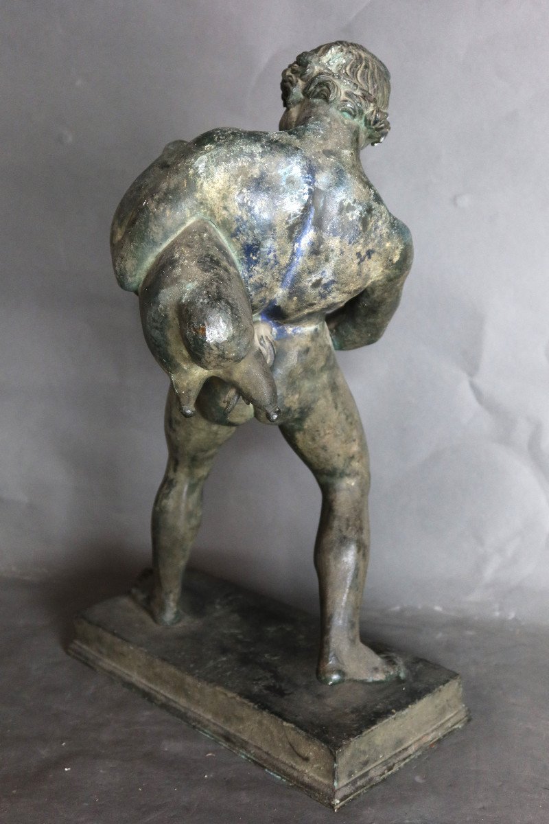 Antique Bronze Sculpture After Sabatino De Angelis-photo-1